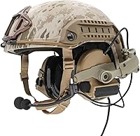 Vista 8 de Adaptador de riel ARC para casco para auriculares tácticos COMTA Airsoft Sports