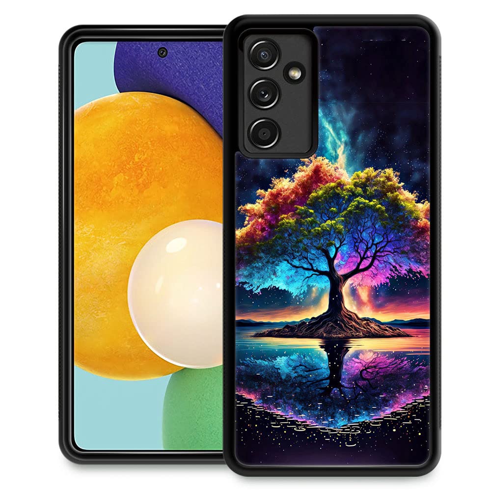 ZHEGAILIAN Compatible with Samsung Galaxy A15 5G Case,Lucky Life Tree A15 5G Women Girls,Shockproof Anti-Slip Drop Protection with Soft TPU Bumper