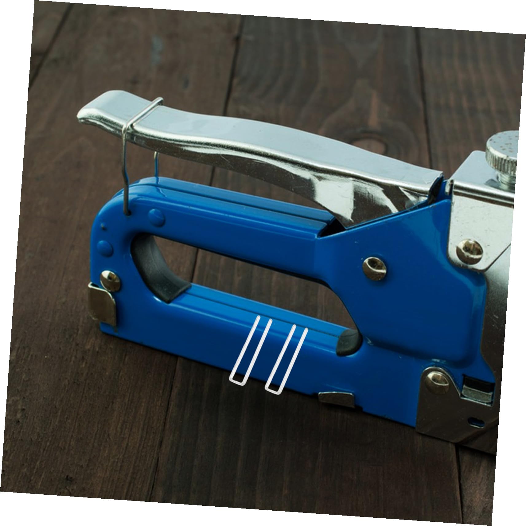 SOIMISS Clavos de Aire Forma Grapas para Madera para Manualidades y Fabricación de Muebles DIY Grapas Metálicas Resistentes para Carpintería y Reparaciones
