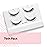 Eylure Press On Pre-Glued False Eyelashes, Light & Wispy Accent Lash, No. 003, Twin Pack