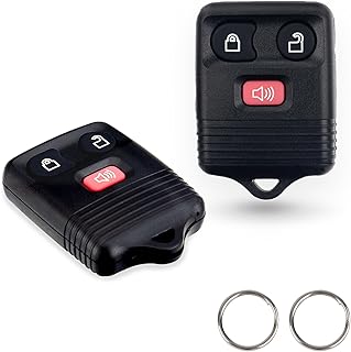 2 Packs Keyless Entry Remote Replacement, Entry Remote Control Key Transmitter Fob Clicker Replacement CWTWB1U345 Compatible with Ford F-150 F-250 F-350 1998-2016, Mercury Lincoln Mazda