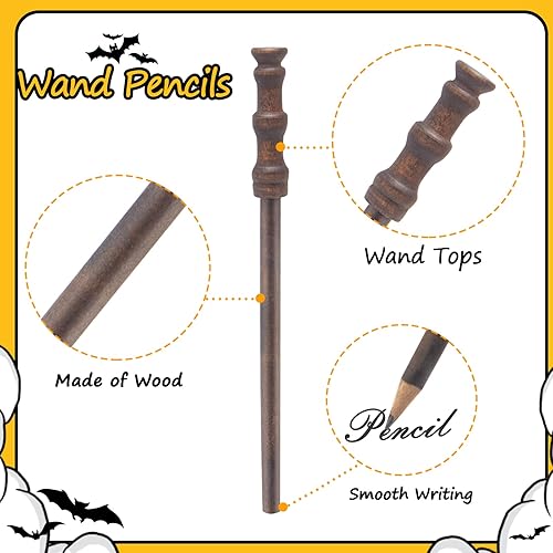 Miniatura 2 de Suministros para fiesta de mago lápices mágicos y rayos, tatuajes temporales para fiesta de cumpleaños temática de mago, regalos de Halloween,