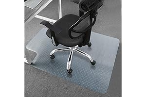 Clear Desk Chair Mat for Carpets: 36 x 48" Floor Protector