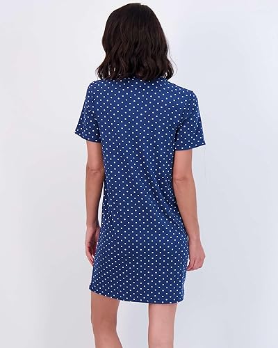 Miniatura 4 de Real Essentials Paquete de 3 camisón de manga corta para mujer, camisón de pijama, ropa de dormir (disponible en Plus)