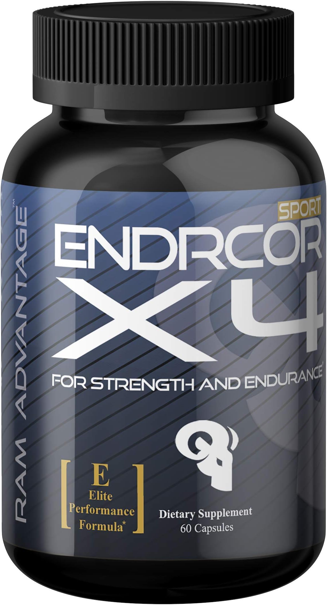 Superior Strength, Endurance, Blood Flow and Intensity Supplement | ENDRCOR X4 by RAM ADVANTAGE | Muscle Growth Booster Optimized with LongJack and Fenugreek | 60 Veg caps