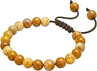 Vista 121 de Amazing Gemstone Crystal Bracelet for Women Men's Gifts - Protection Healing Crystal Bracelet - 8mm Gemstone Beaded Adjustable Bracelet Pulseras