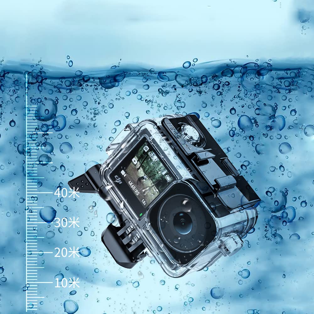 Amazon | TMOM DJI osmo action4/3用防水ケース 水中撮影 防水深