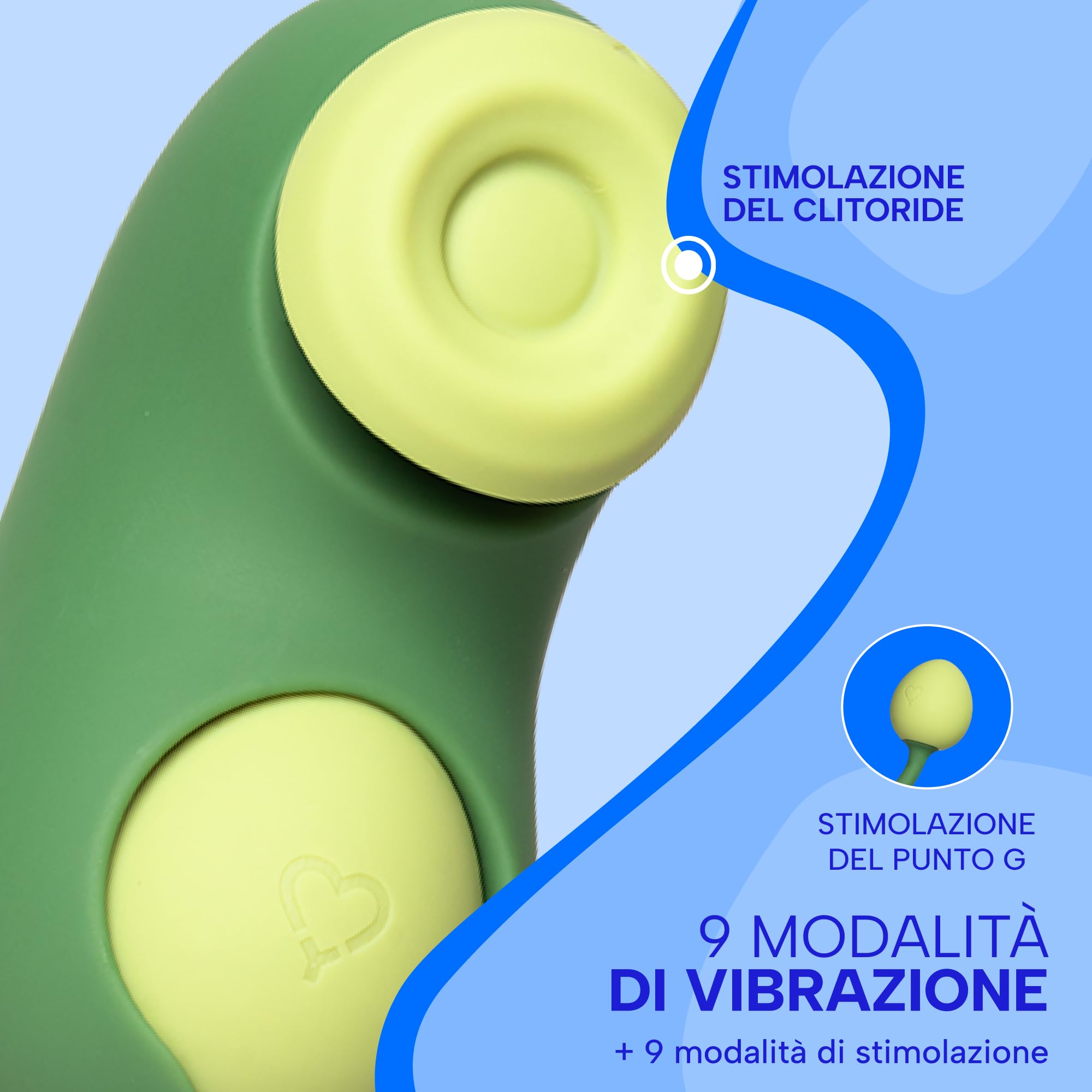 MySecretCase Vibratore per Donna Professionale Multifunzione Succhia Clitoride per Donna 9+9 Modalità Stimolatore Clitoride Femminile Sexytoysys Donna Sexytoysys Coppia Silicone IPX7 Vibratore Piccolo