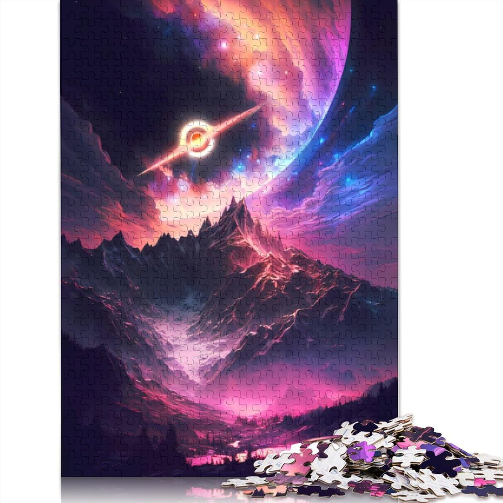Dawn Of Black Hole 1000 Piece Adult Puzzles Jigsaw Puzzles for Adults Kids, Puzzles 1000 Piece Game for Adults Puzzles Gift 1000pcs (75x50cm)