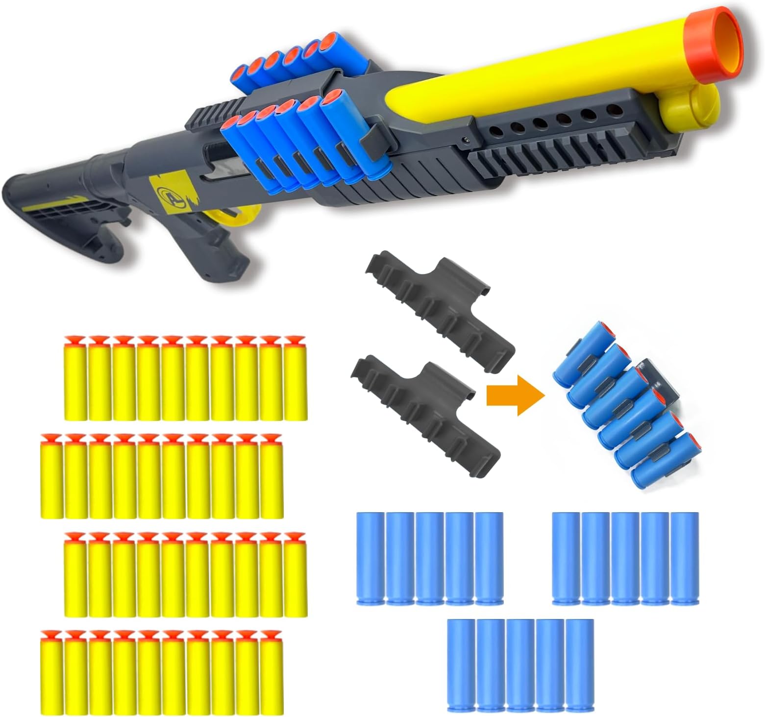 AGM MASTECH Catapult Toy Rifle Lever Action Shotgun Toy Soft Bullet Foam Dart Blaster. Shooting Game Educational Toy Model for Kids Boys Girls Gift for Adults