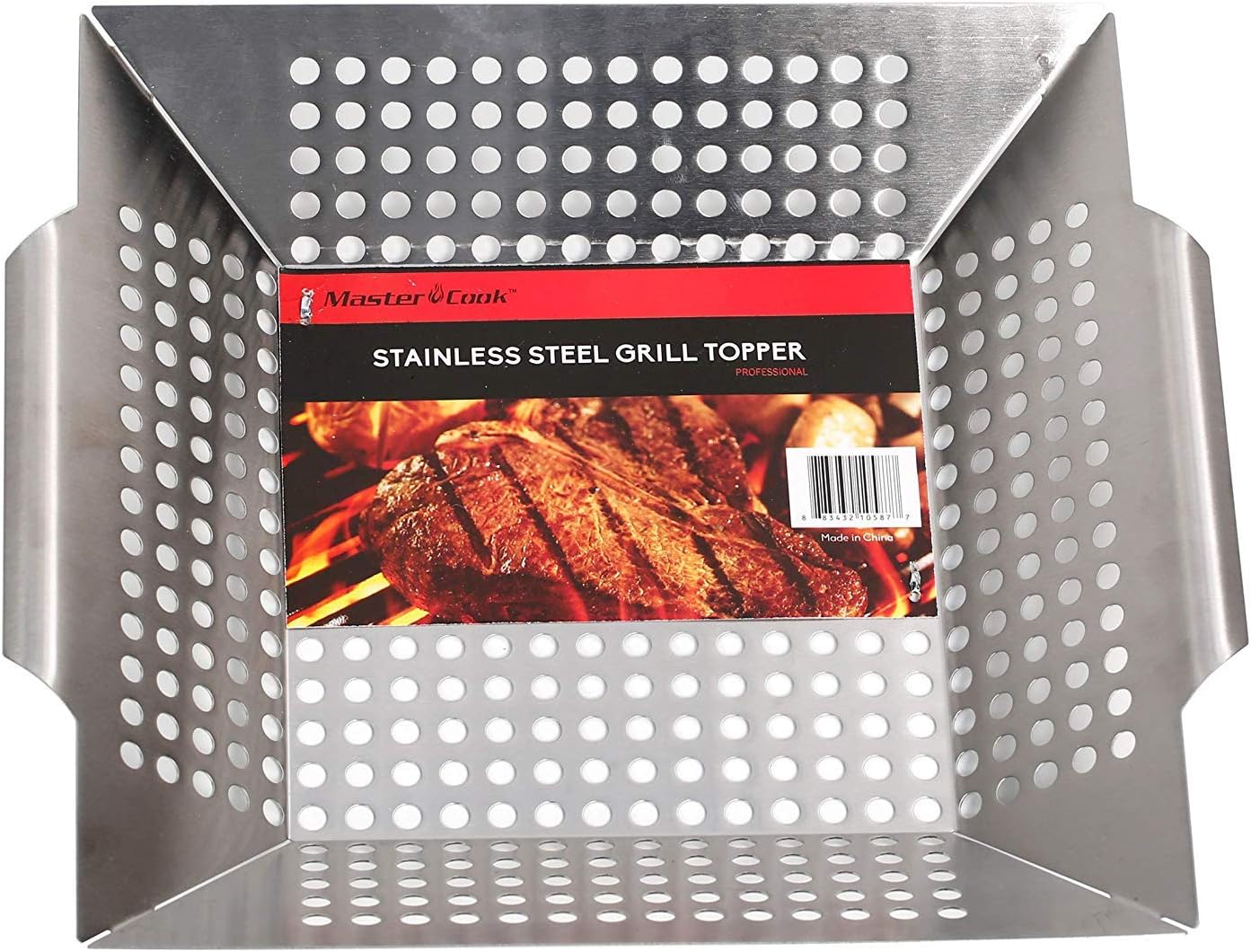 Master Cook Grill Basket Large Grilling Basket for More Vegetables Heavy Duty