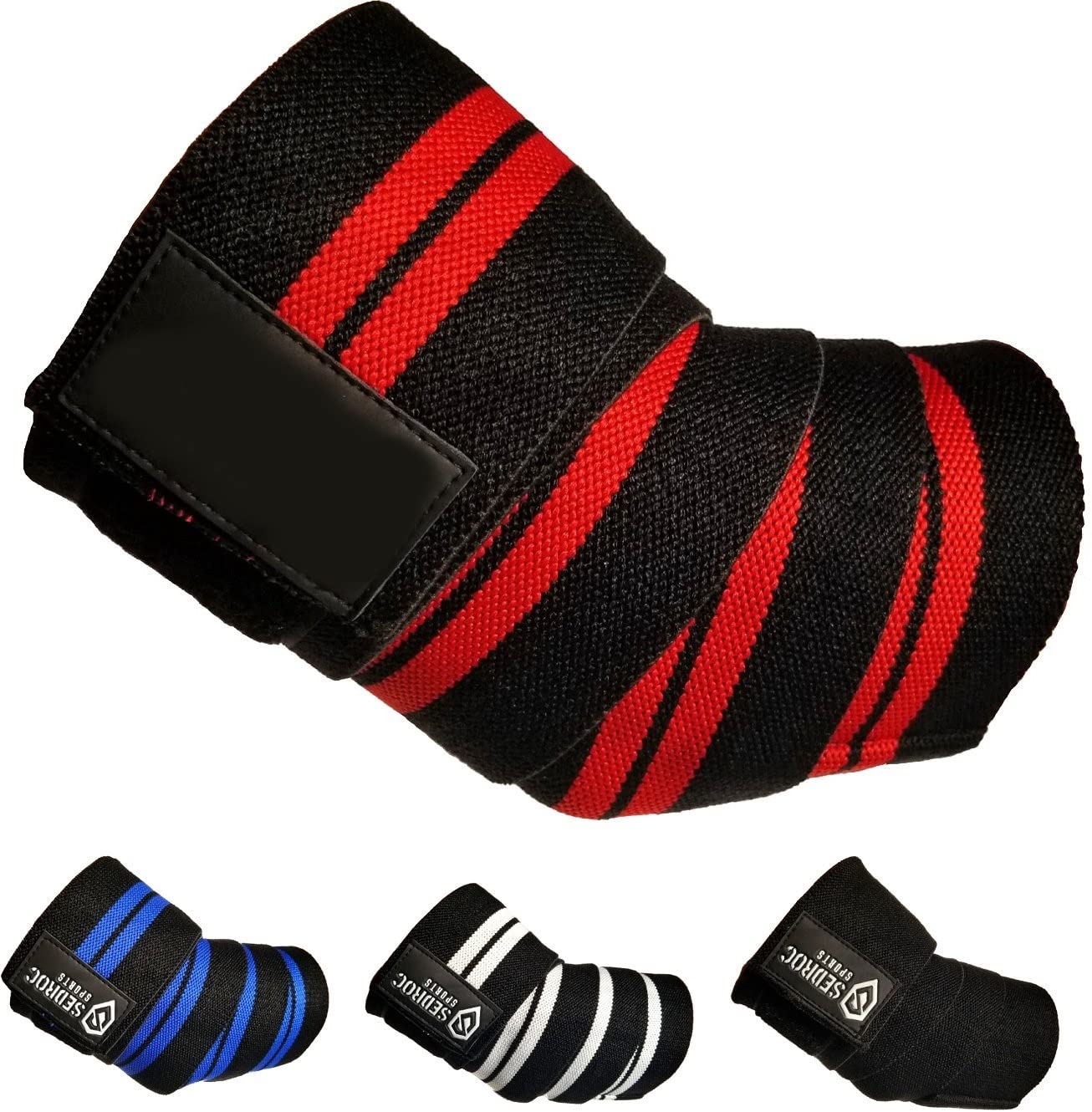 Leosportz� Elbow Support for Gym - Elbow Brace for Men Women Workout | Elbow Compression Sleeves with Straps for Tendonitis Pain Relief, Tennis, Volleyball, Cricket - Elbow Band (Red-Black) 4
