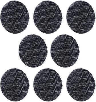 Dual Lock Adhesive Tape, Thin, Extra Strong Adhesive Pads, high Performance Tape, Waterproof, Removable, Reclosable Fasteners Mounting SJ3550_Diameter 48mm_8 Piece/Bag