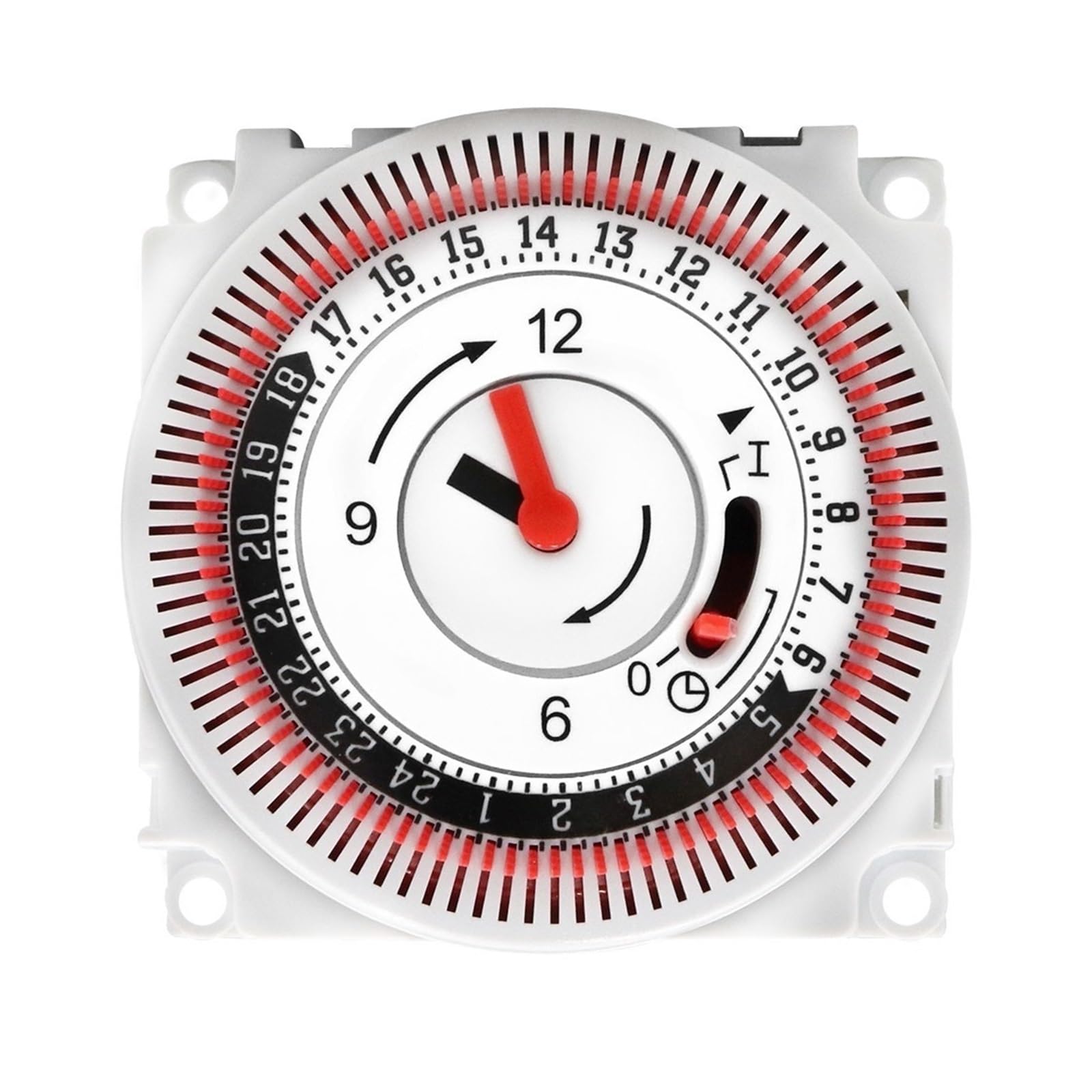 24-Hour Timer with Manual Override, Grow Light, Hydroponics, Indoor Lighting, Home Appliances.(Screw pins)