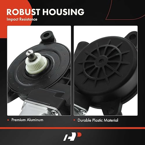 Miniatura 4 de A-Premium Motor de elevalunas eléctrico delantero izquierdo del lado del conductor (enchufe de 6 pines) compatible con los modelos Toyota y Mazda y