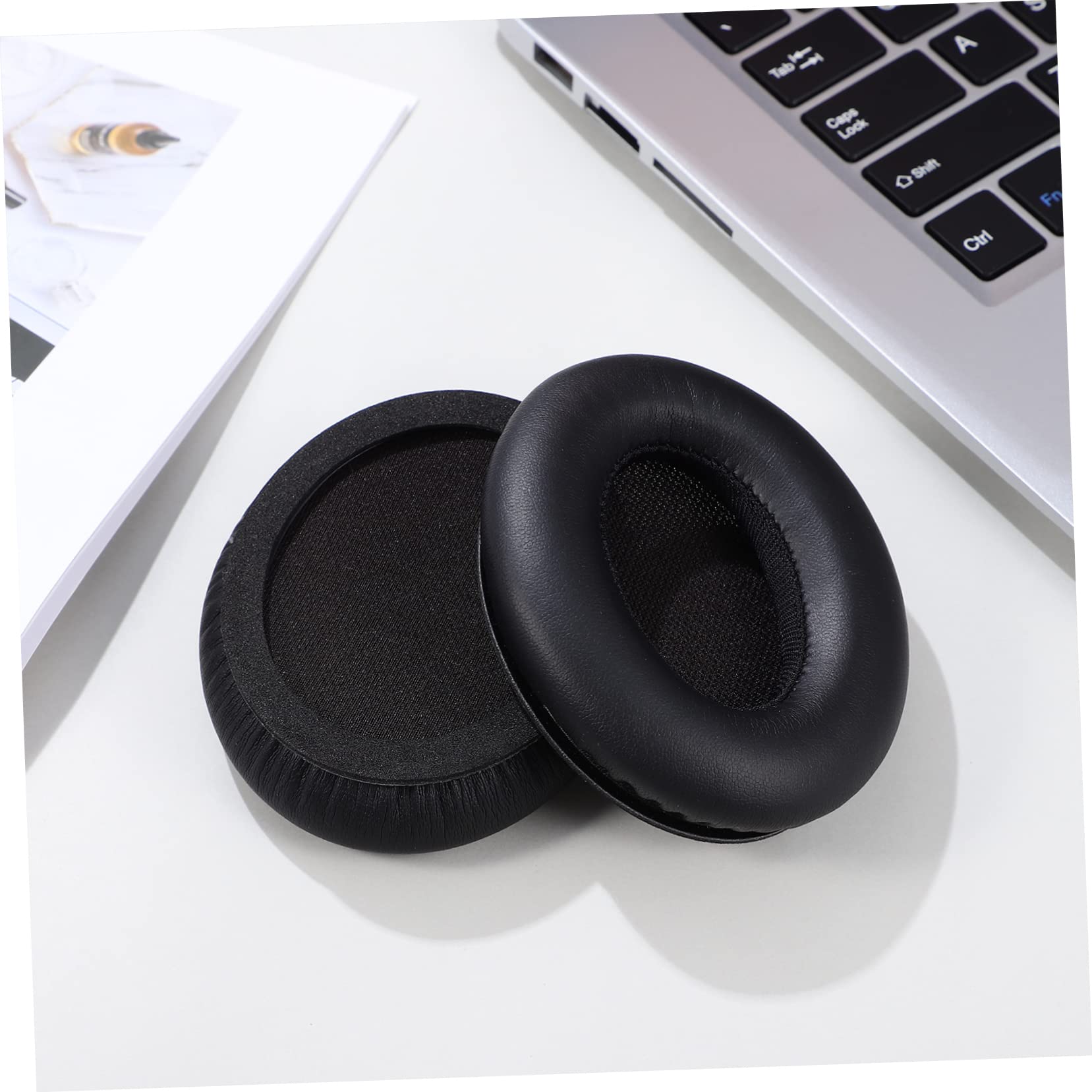 ARTIBETTER 4 Paia Padiglioni Auricolari Cuscino Per Cuffie in Spugna Cuscinetti Auricolari Per Cuffie Cuscinetto in Schiuma Per Cuffie Cuscinetti Per Auricolari Cuffie Ad Archetto Pelle