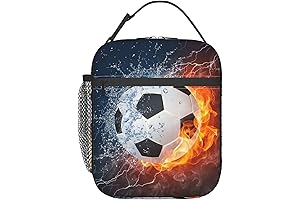 Soccer Ball Sport Lunch Bag For Boys Girls