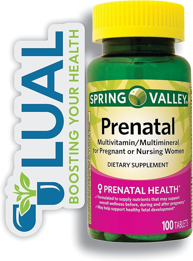 Spring Valley Prenatal Multivitamin 100 Tablets of
