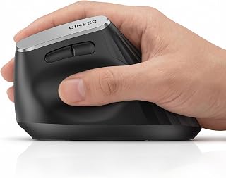 Uineer Souris Ergonomique sans Fil Rechargeable Indicateur de Batterie LED