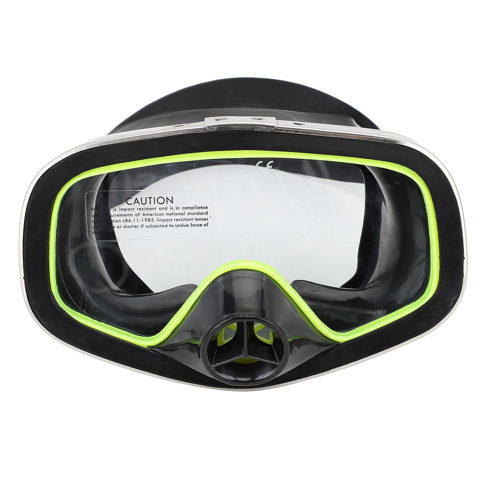 Taucherbrille, wasserdichte Silikon-Unterwasserbrille mit Gehärteter Glaslinse und Klarer Sicht, Kratzfeste, Bequeme Schutzbrille Zum Schnorcheln, Schwimmen, Tauchen