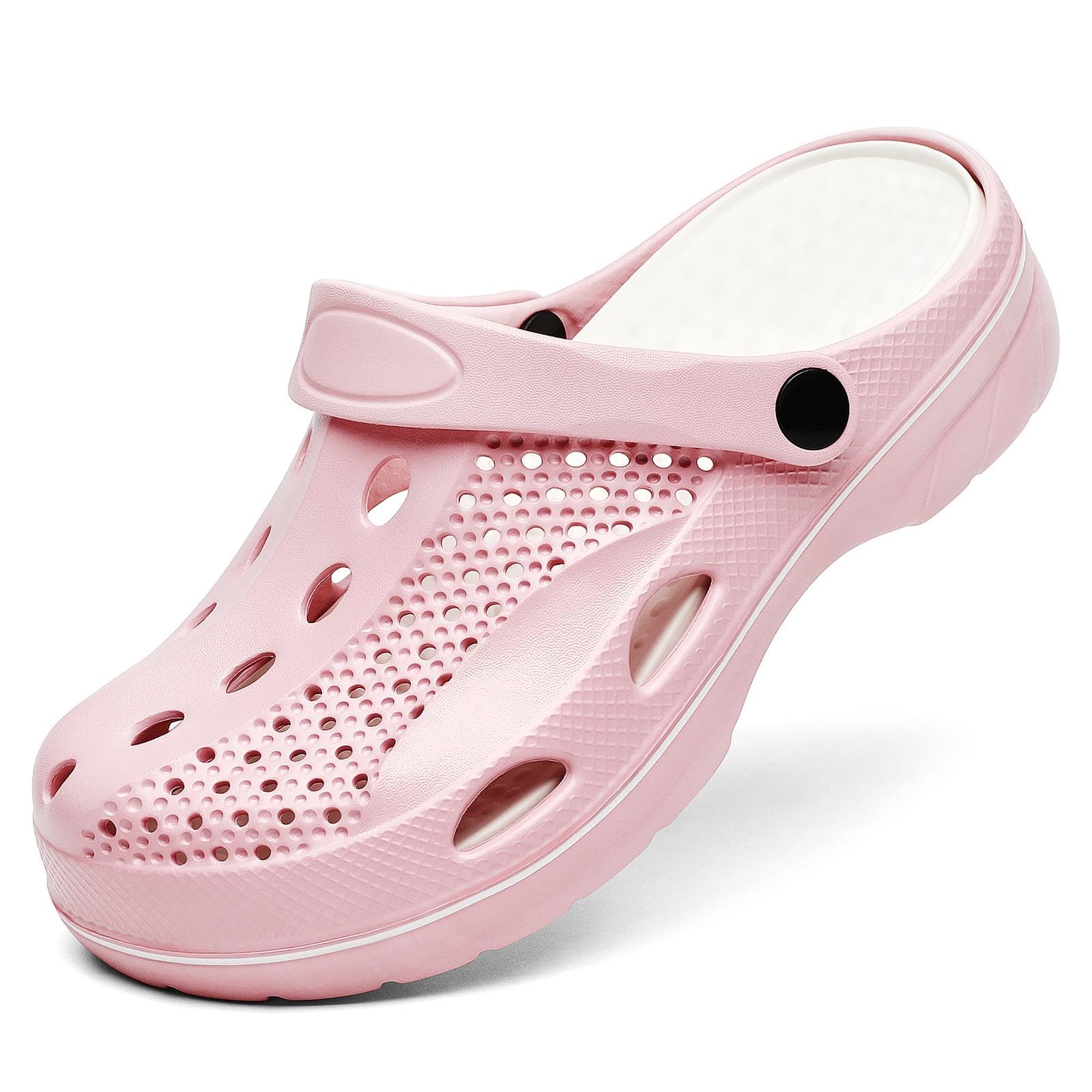 VZQ Women and Men Arch Support Clogs Slip-on Garden Shoes Outdoor Beach Slippers Sandals with Plantar Fasciitis Feet Cushion Insoles