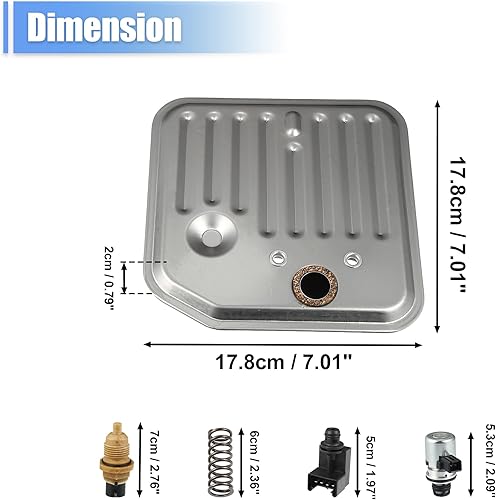 Miniatura 6 de X AUTOHAUX Kit de solenoide del sensor de presión del gobernador para Dodge Dakota Durango para Ram 1500 2500 3500 para Jeep Grand Cherokee