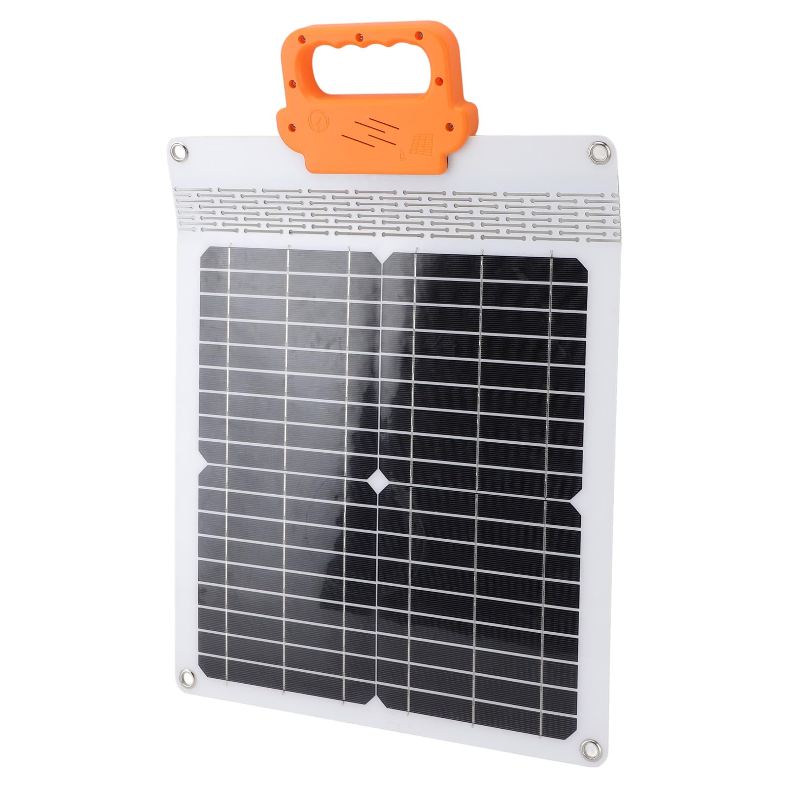 Cargador solar portátil de 20 W, fuente de alimentación eficiente para camping y actividades al aire libre, diseño ligero