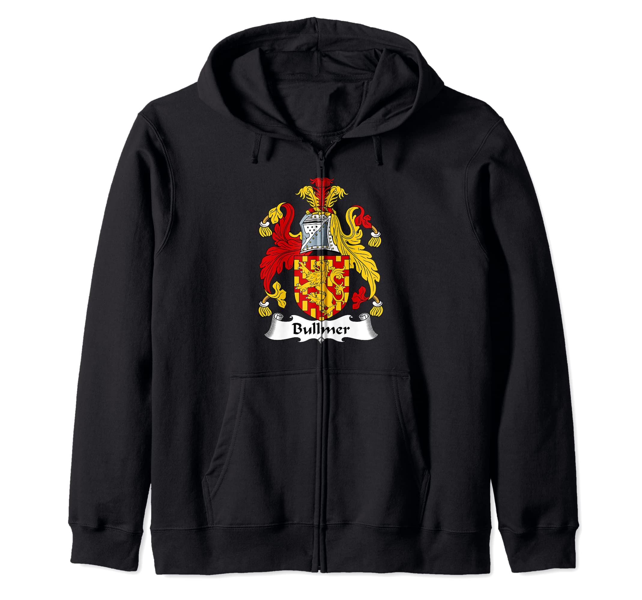 Bullmer Coat of Arms - Family Crest Zip Hoodie