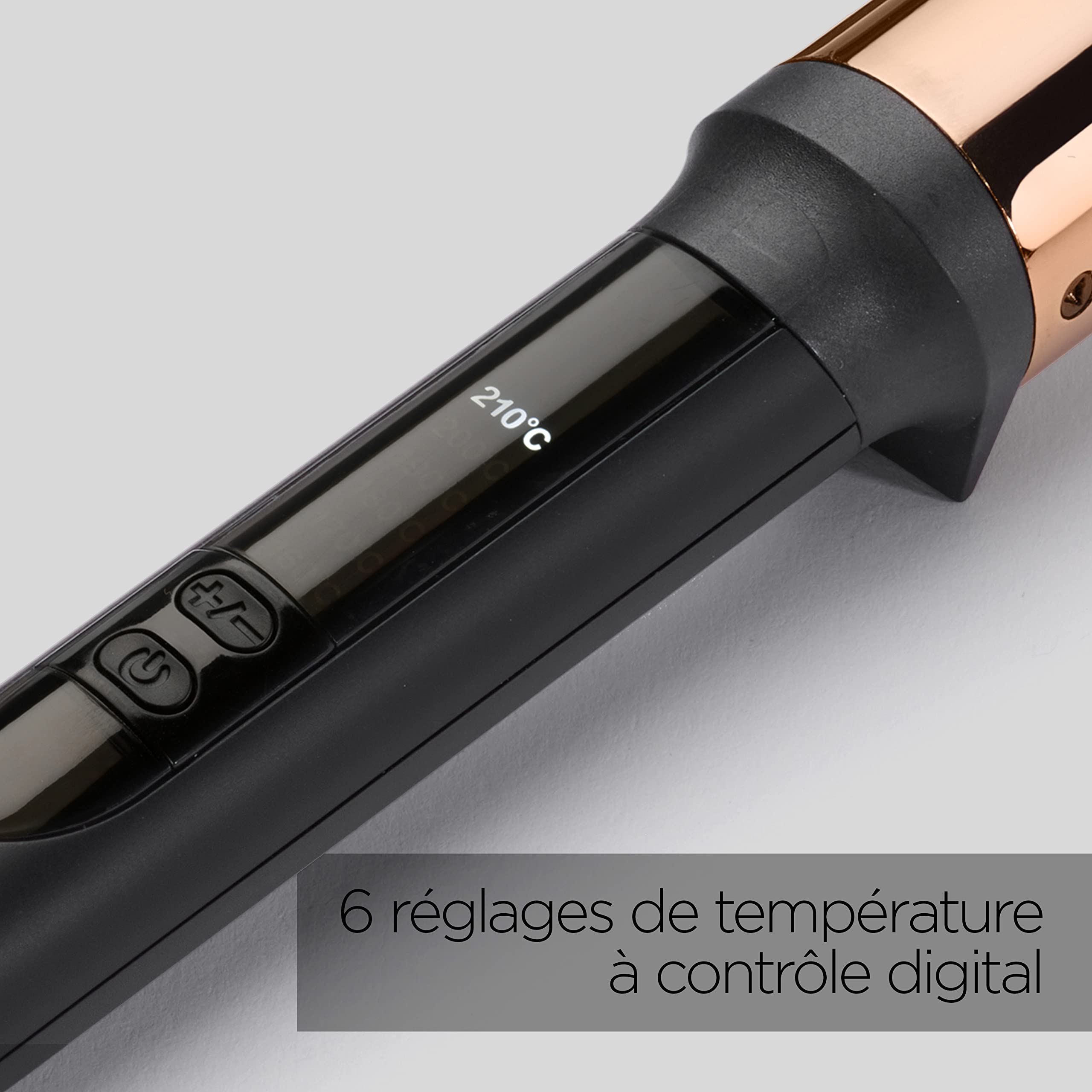 BaByliss - C458E - Boucleur Salon Brilliance Conical pour réaliser rapidement des boucles naturelles