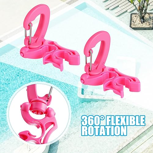 Vista 13 de Weewooday Piezas Soporte de manguera de buceo Clip de buceo Accesorios de buceo Clip de manguera doble BCD con hebilla de gancho a presión