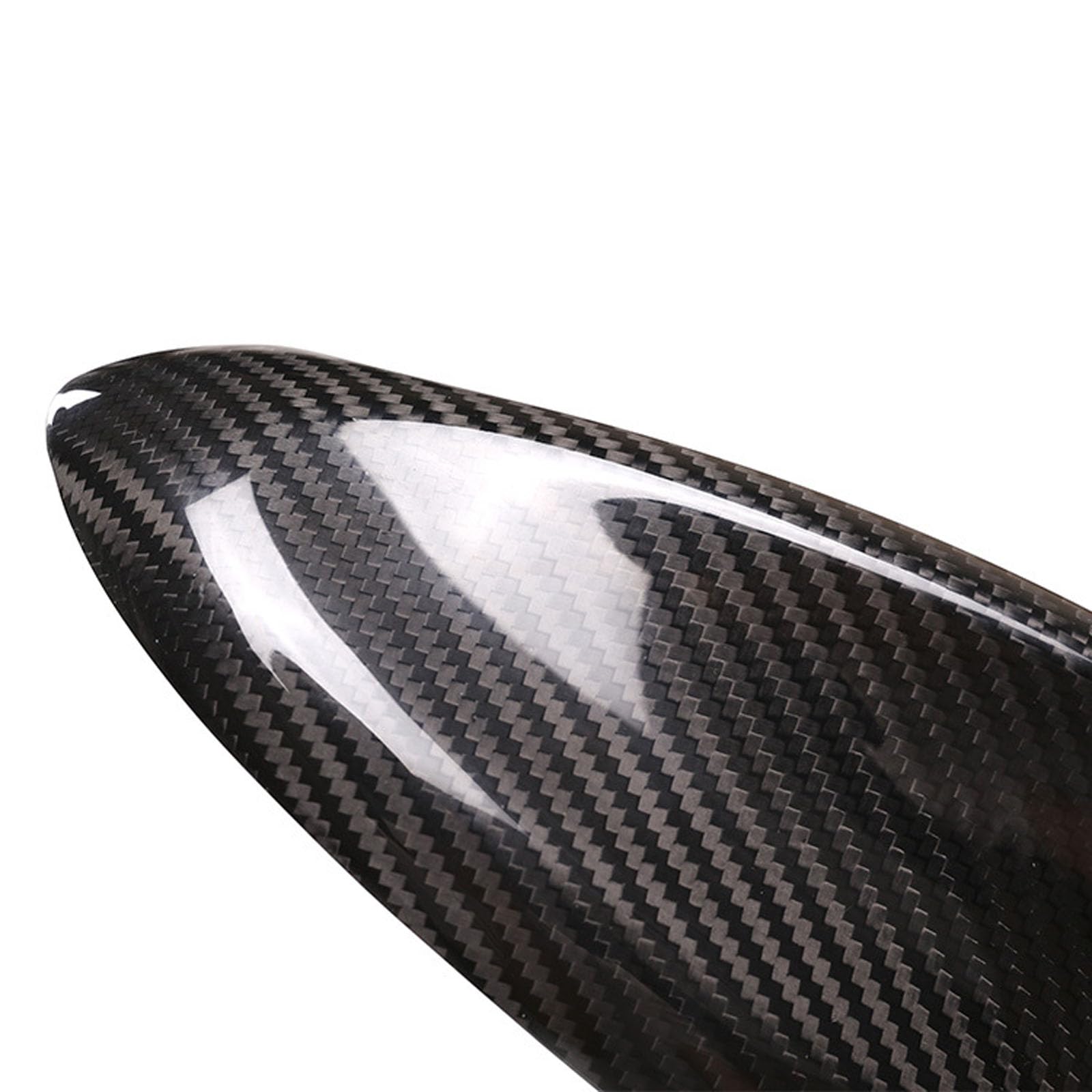 Konforhom For Alfa Romeo Giulia/Stelvio Real Carbon Fiber Shark Fin Antenna Cover Trim Cap - View #7
