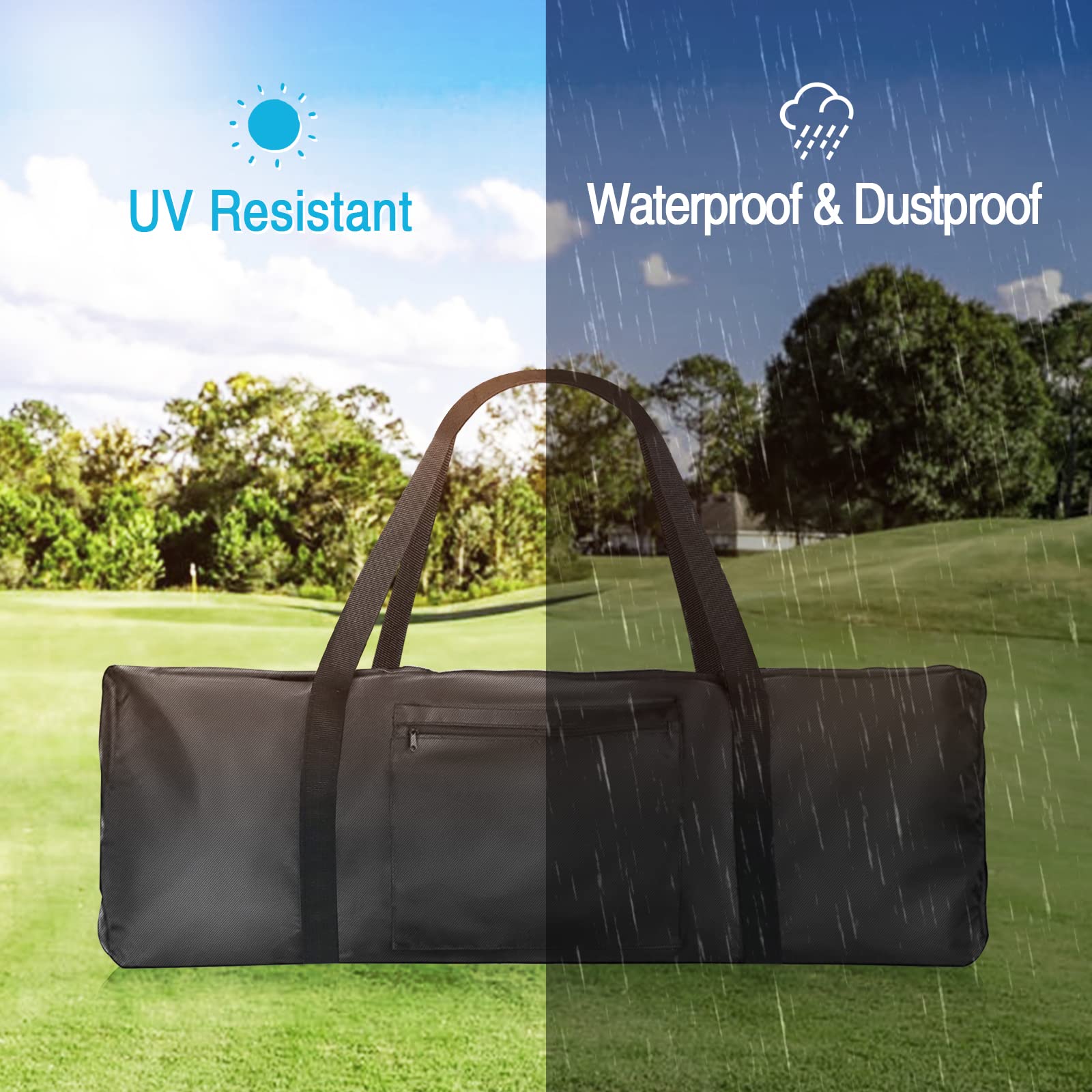 Kingling Bolsa para scooter eléctrico, bolsa de almacenamiento impermeable para scooter, accesorios para scooter, mochila eléctrica al aire libre apta para scooter eléctrico M365/M365 Pro, 49 pulgadas
