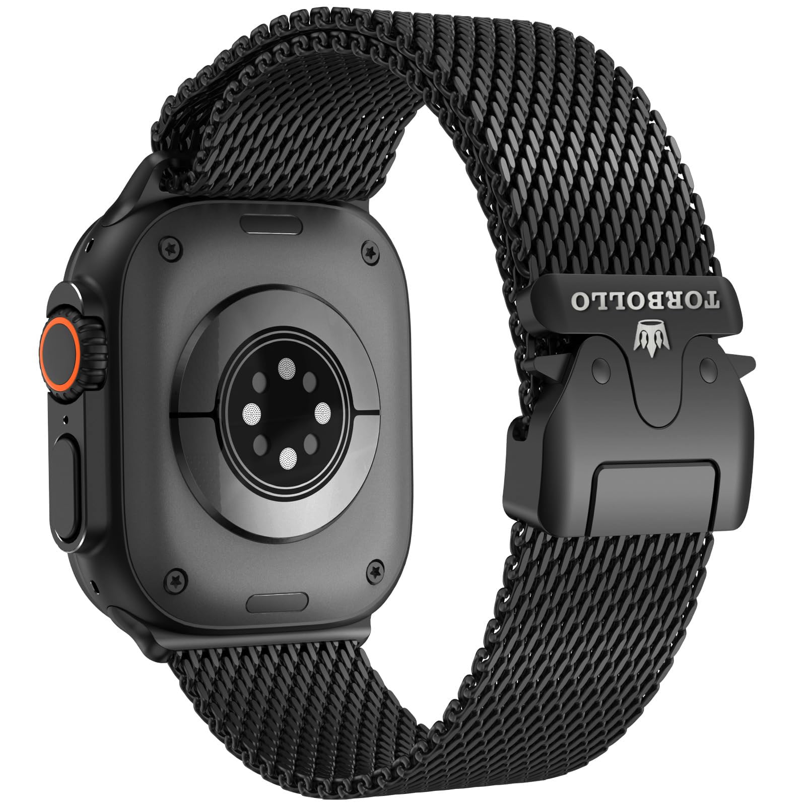 Bracelet de rechange sport robuste compatible avec Apple Watch 49 mm/46 mm/45 mm/44 mm/42 mm, compatible avec iWatch SE Series 10/9/8/7/6/5/4/3/2/1/Ultra/Ultra 2, pour hommes et femmes