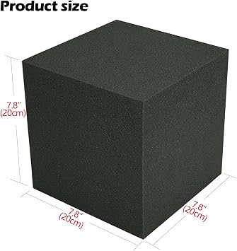 12 Pack Bass Traps and 4 Pack Corner Acoustic Cubes