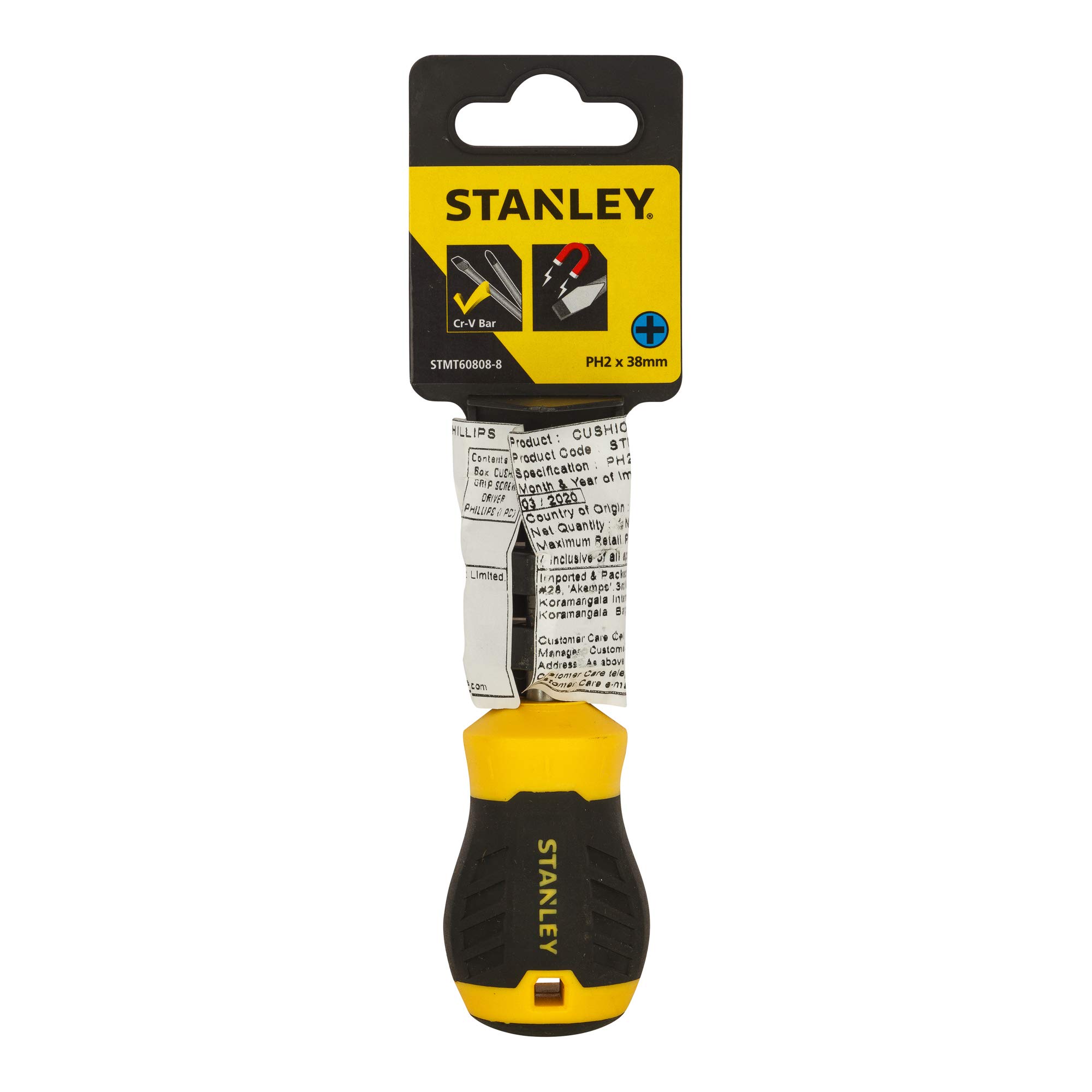 STANLEY Cushion Grip Screwdriver - PH2 -6