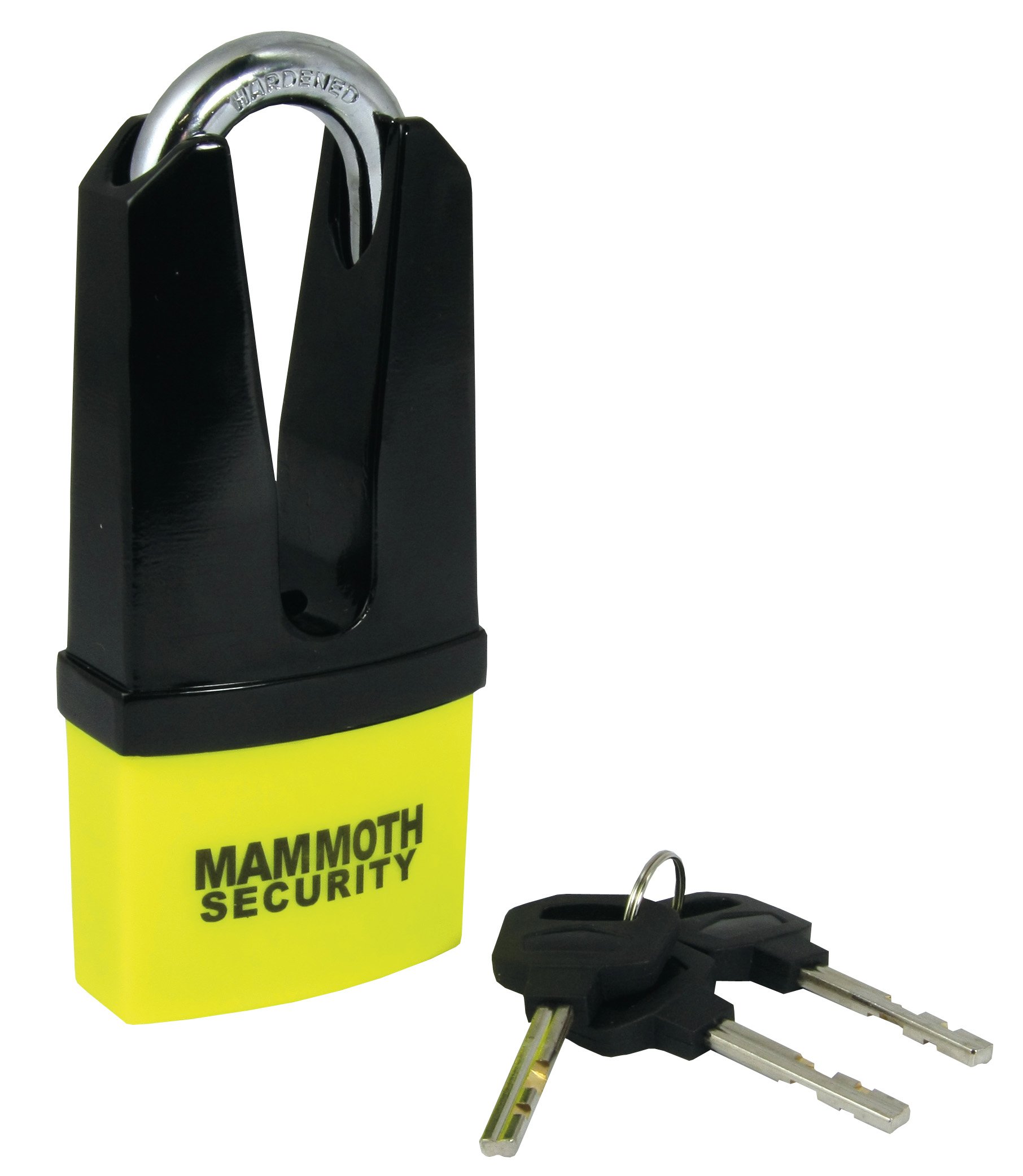 Mammoth Security Motorcycle Disc Lock/Shackle Padlock Security Maxi 2 in 1 for Motorcbike Motocross Scooter E-Bike