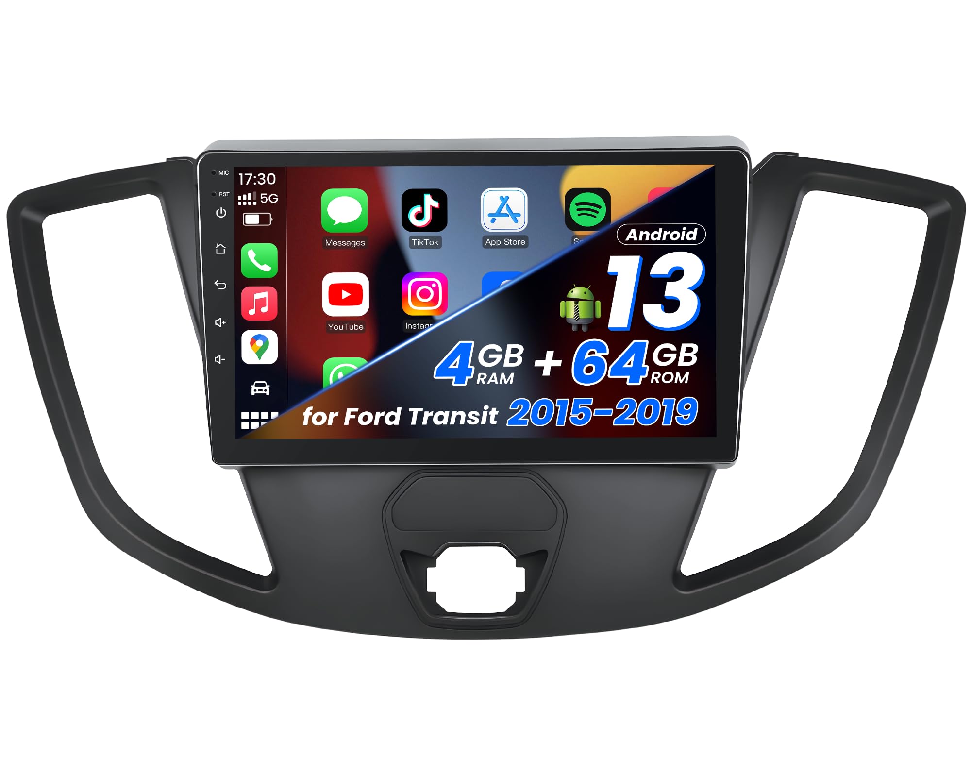 Amazon.com: 8 Core 4GB+64GB Car Radio Stereo for Ford Transit 2015