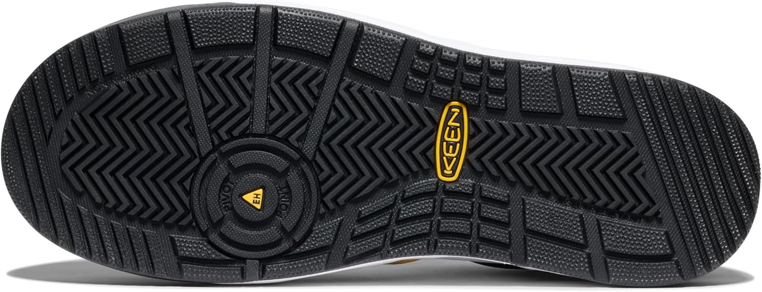 KEEN Utility Mens Overton Low Height Composite Toe Lightweight Durable Work Sneakers - Image 4