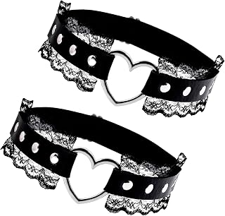 Leather Garter Belt for Women Girl Gothic Punk Harness Black