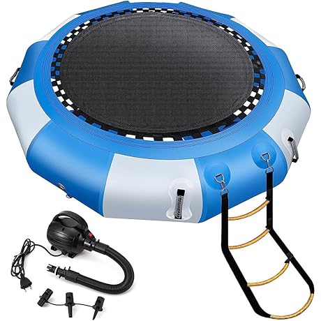 6.5FT Inflatable Blow Up Pool Trampoline