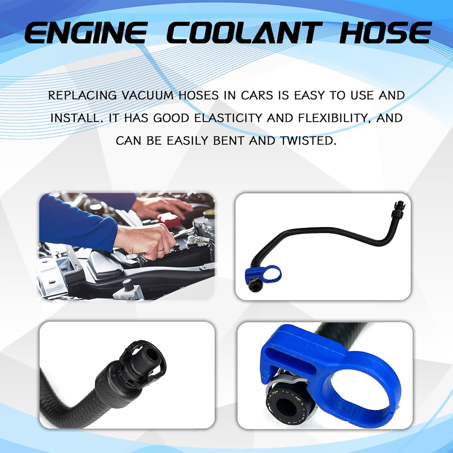 Coolant Reservoir Hose, Radiator Hoses for Chevy, Buick 13251447, 13408385