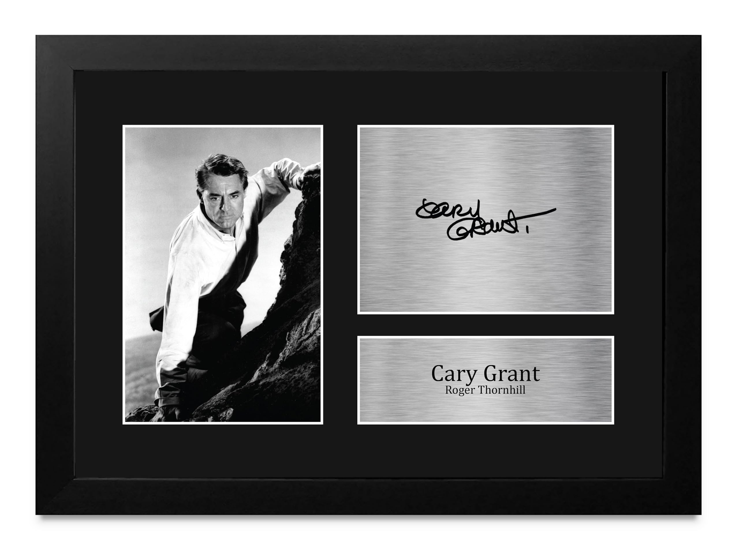 Cuadro Cary Grant North by Northwest enmarcado A4 soluciona paredes vacías de fans del cine 8