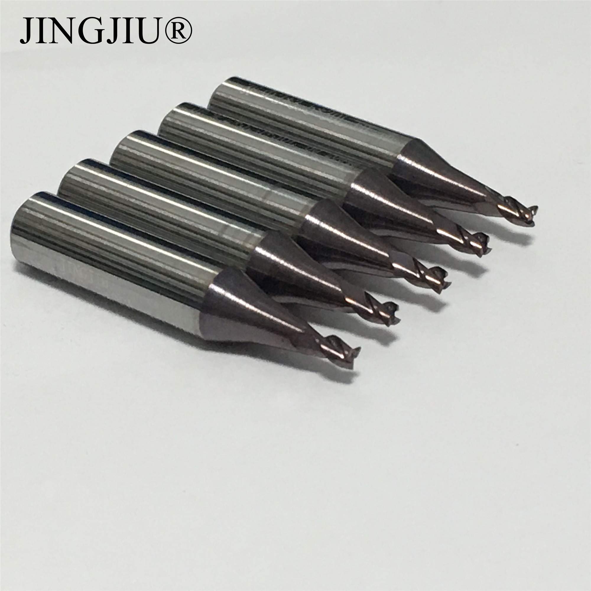 Xushi 2.0mm End Milling Cutter 02LW(D747839ZB) in Solid Carbide for Silca Futura Auto & PRO ONE Key Machines (5pcs)