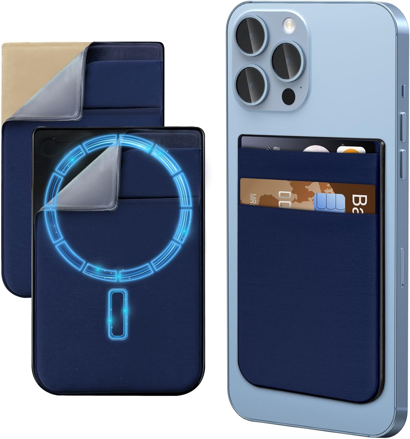 imluckies 1+1 Magnetische Wallet für MagSafe iPhone 15/14/13/12 