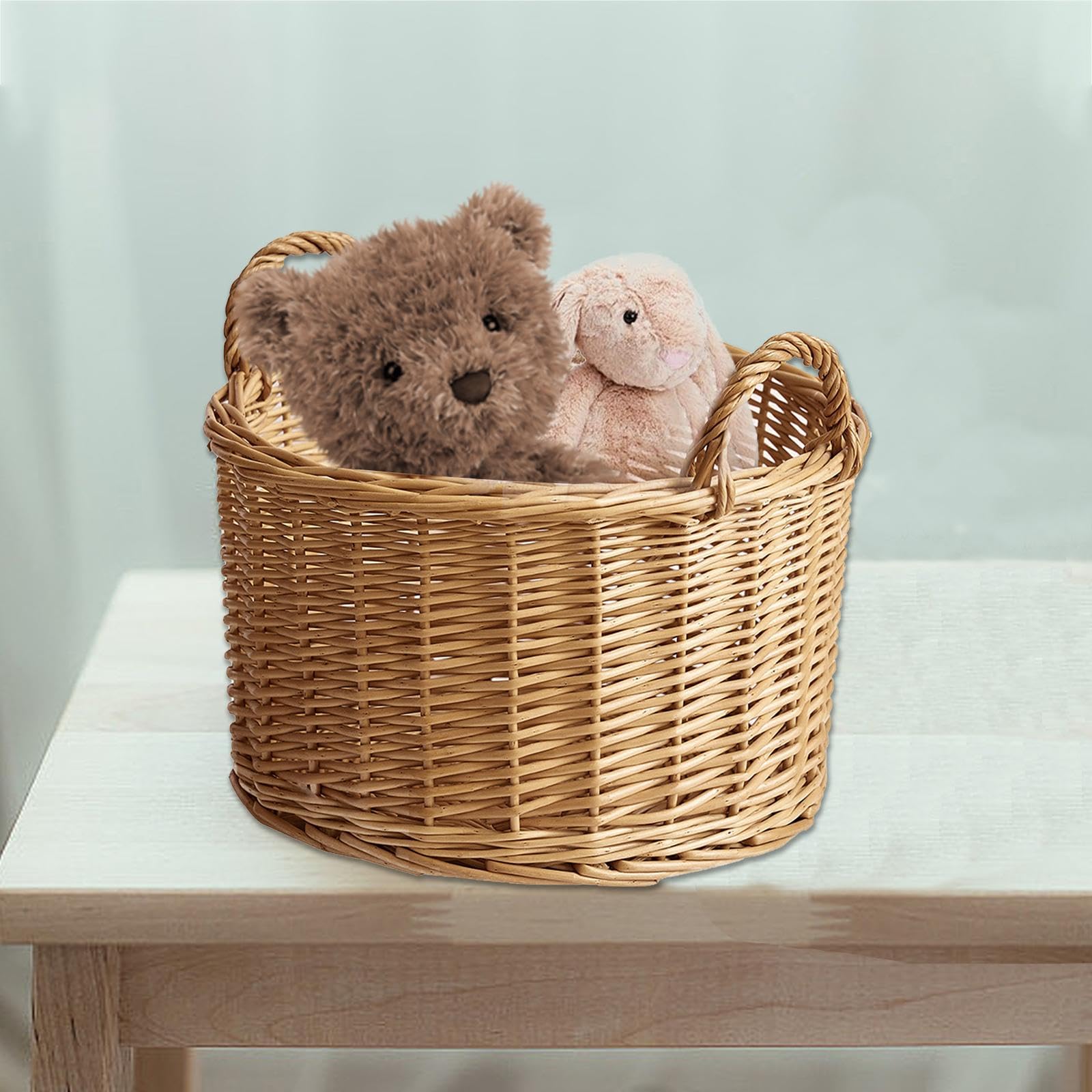 Cesto Portabiancheria Intrecciato per Bagno Cesto Portabiancheria Intrecciato Cesto Portatile per