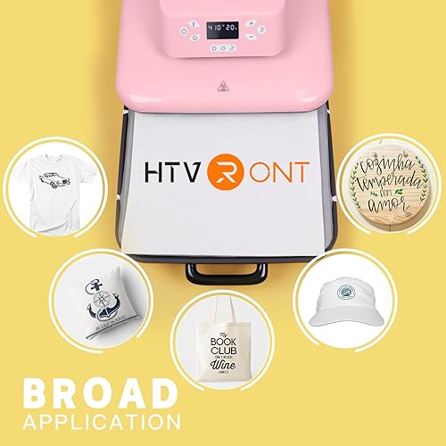 Miniatura 7 de HTVRONT Máquina de prensa de calor automática para camisetas  Prensa de calor de 15 x 15 pulgadas con liberación automática  Se calienta rápido y se