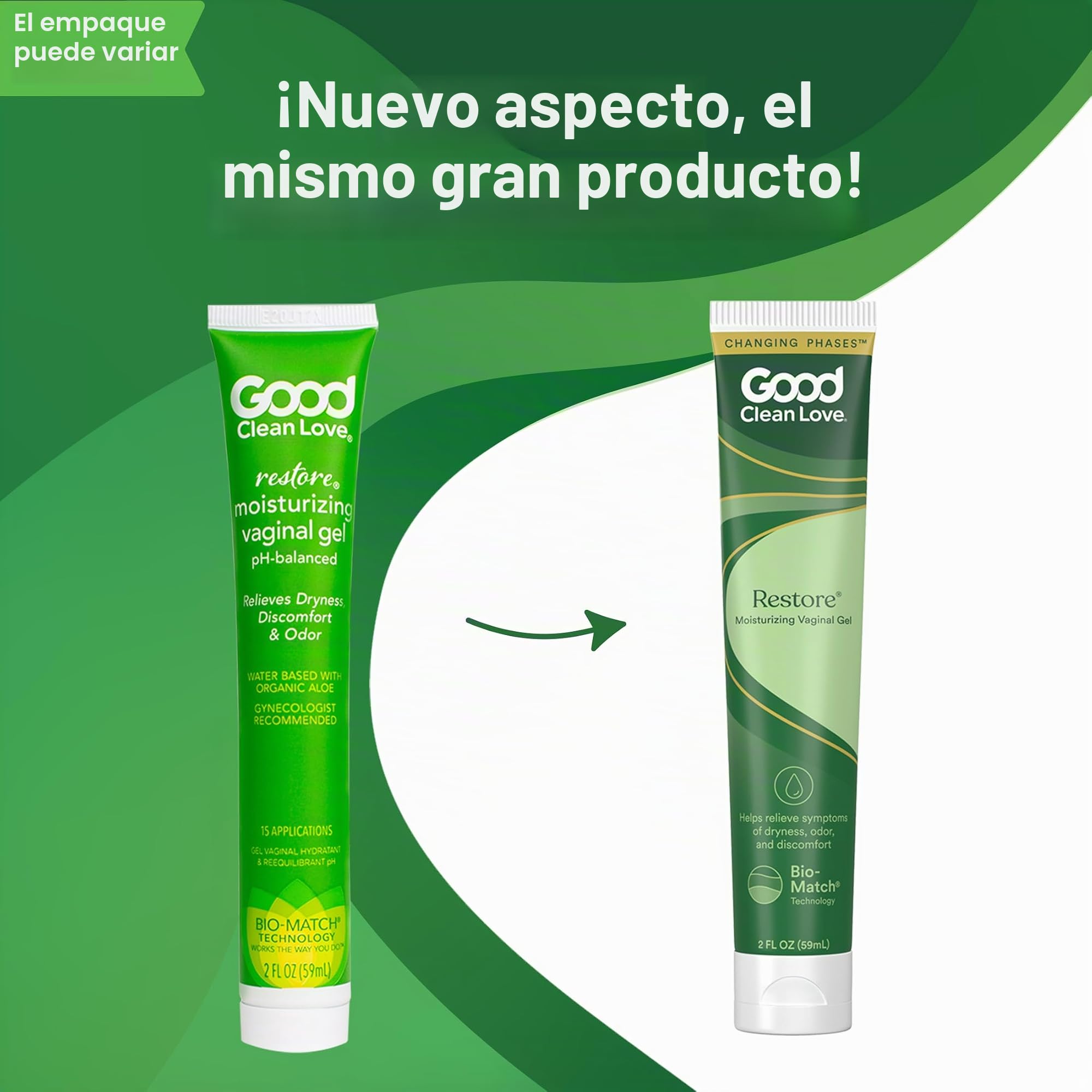 Good Clean Love: Bio-Match Restore Moisturizing Personal Lubricant, 2 oz
