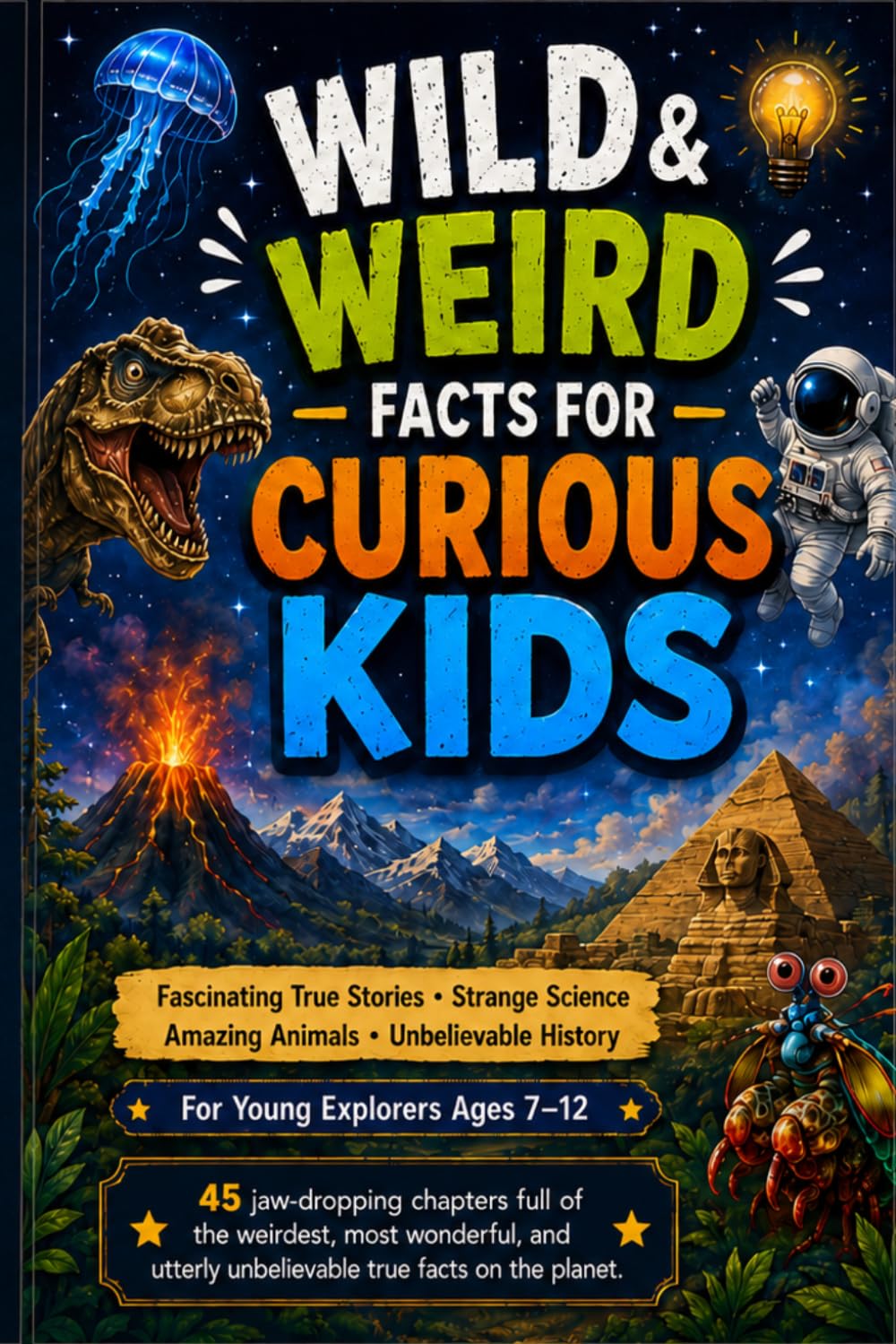 Wild & Weird Facts for Curious Kids: Fascinating True Stories , Strange Science, Amazing Animals , Unbelievable History