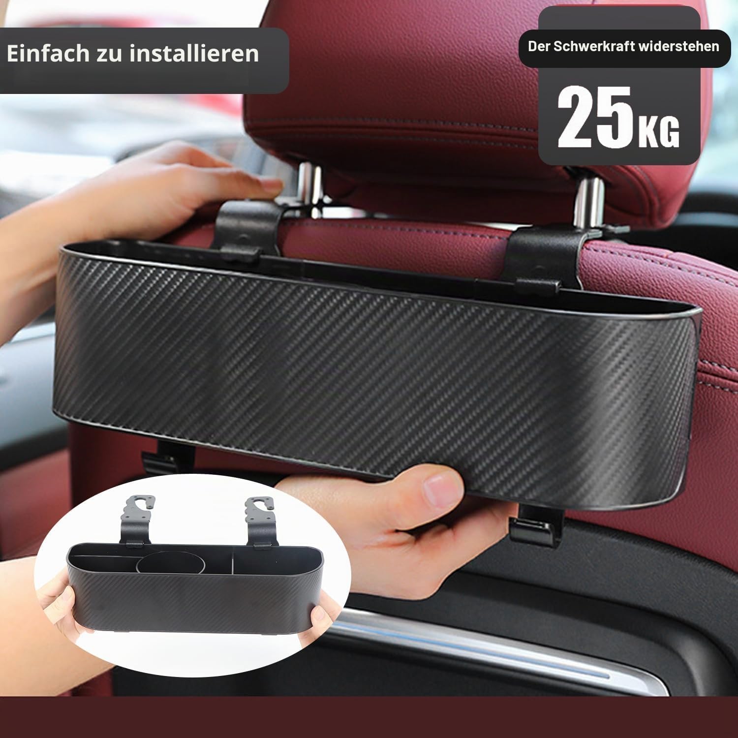 Organizzatore Sedile Auto per Baby for Skoda Superb 2012-2015 | consentendo di riporre bevande, telefoni, fazzoletti e oggetti personali senza ostacolare lo spazio per le gambe,1 Pezzo