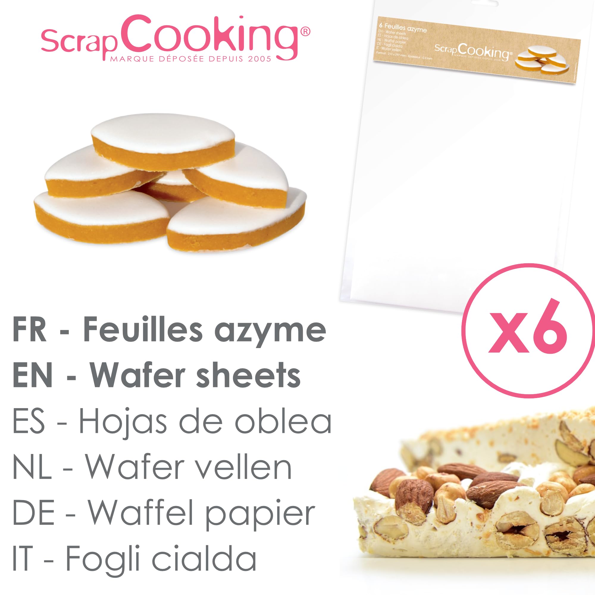 Couteaux en papier écologique roses, 10 unités | Party Expert